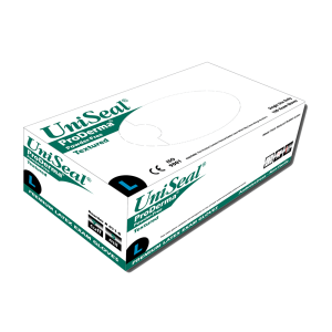 uniseal latex exam gloves