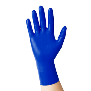100 pair UniSeal Black Seal Premium Nitrile Powder Free Textured Exam Gloves Large 
