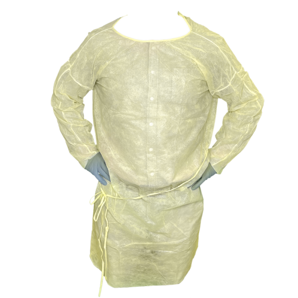 The American Protective Products® Yellow Isolation Gown
