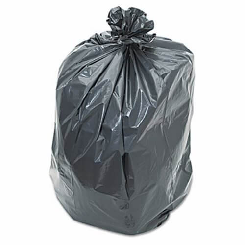 55-60 Gallon Black Trash Bags 38x58 1 Mil 100 Bags