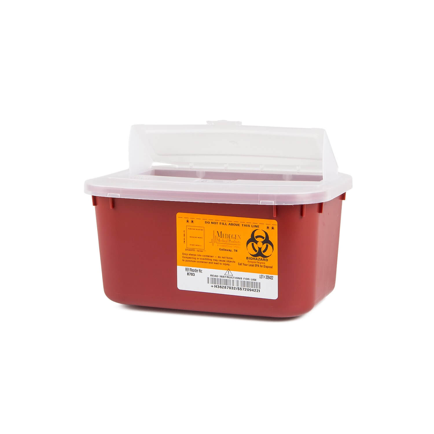 Plastic Food Storage Container SE - Pack of 24 - Red