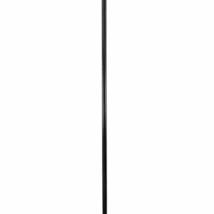 Black fiberglass broom handle.