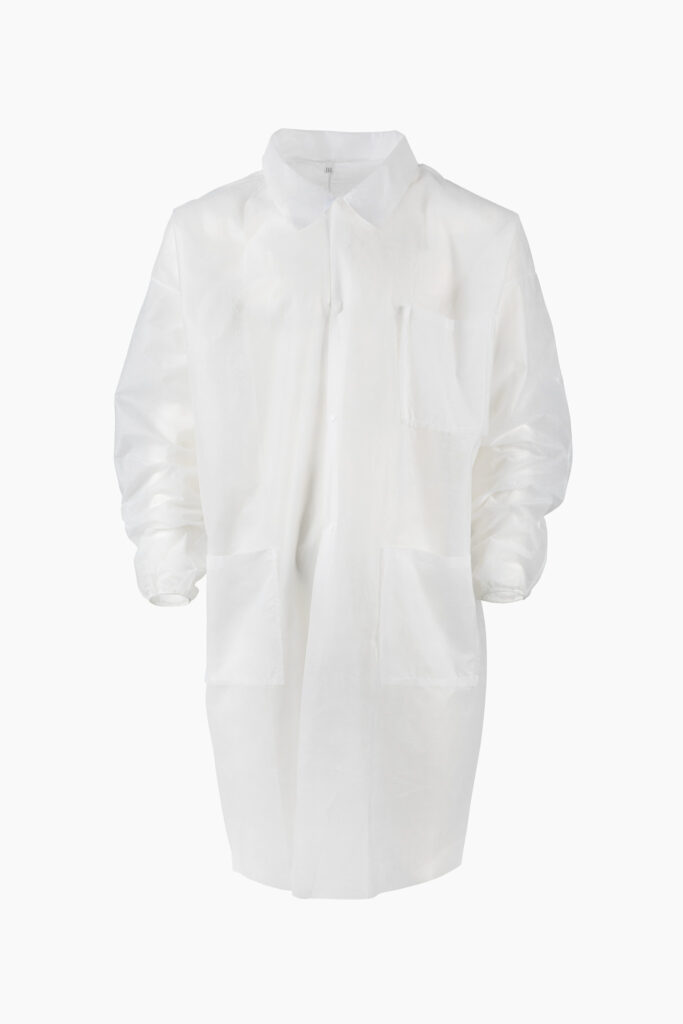 APP Winter White Polypropylene Lab Coat - 3 Pocket