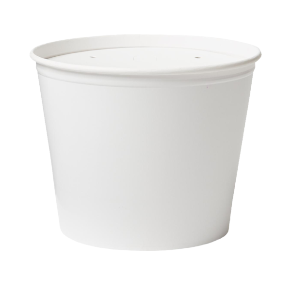 Disposable Paper Bucket and Lid Pack