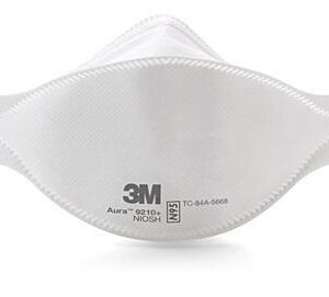 3M Aura 9210+ N95 mask, white.