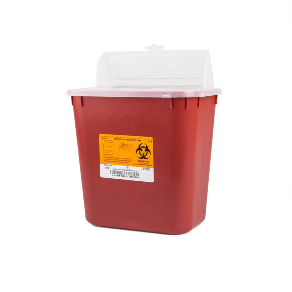 The American Protective Products® 2 Gallons Capacity - Stackable Sharps Containers - (Pack of 24)
