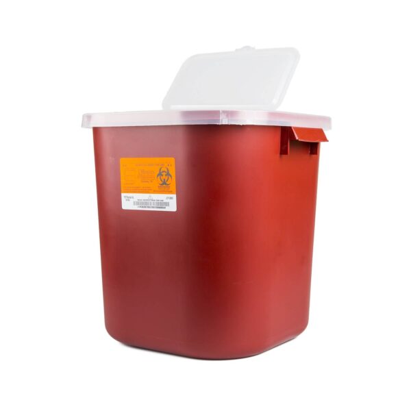 The American Protective Products® 8 Gallons Capacity - Stackable Sharps Containers - (Pack of 10)
