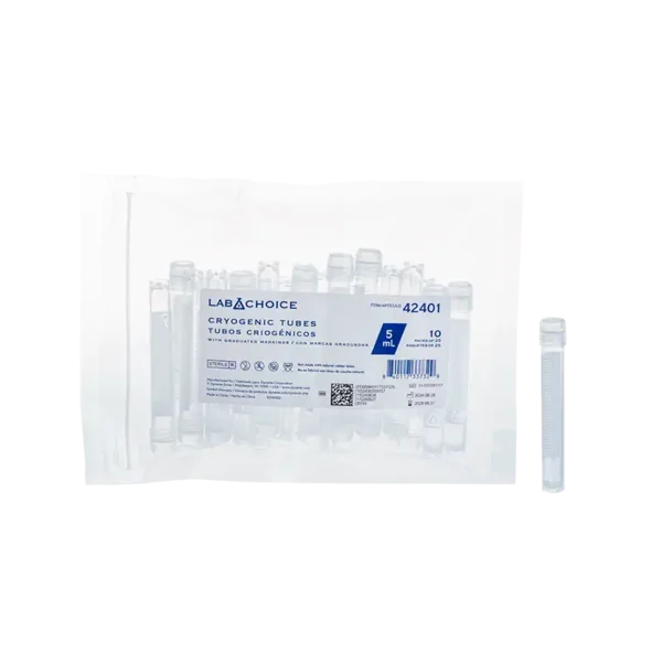Cryogenic Tubes with graduated markings