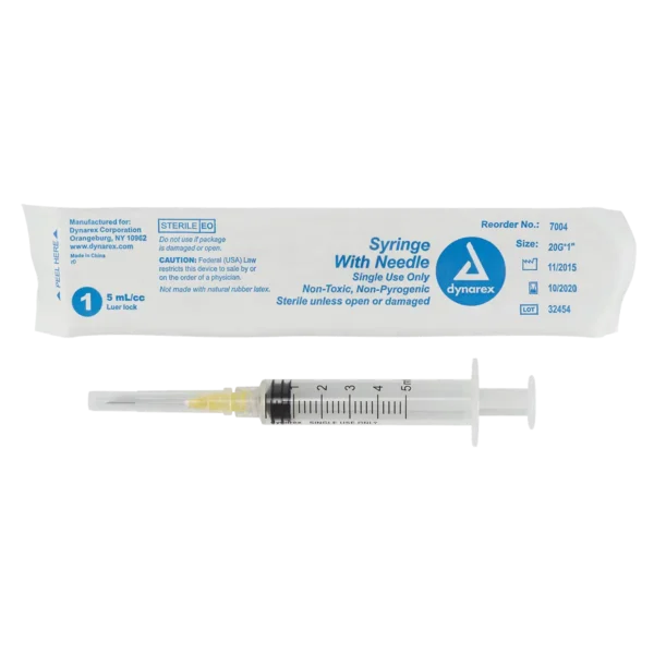 Syringes - Non-Safety with Needle, Luer Lock/Slip