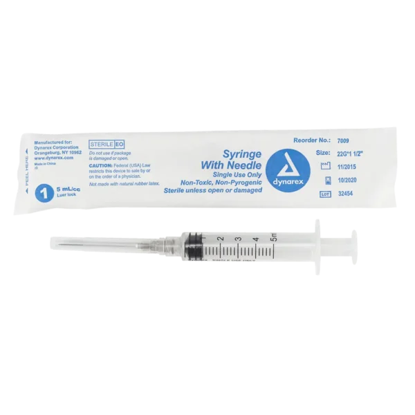 Syringes - Non-Safety with Needle, Luer Lock/Slip