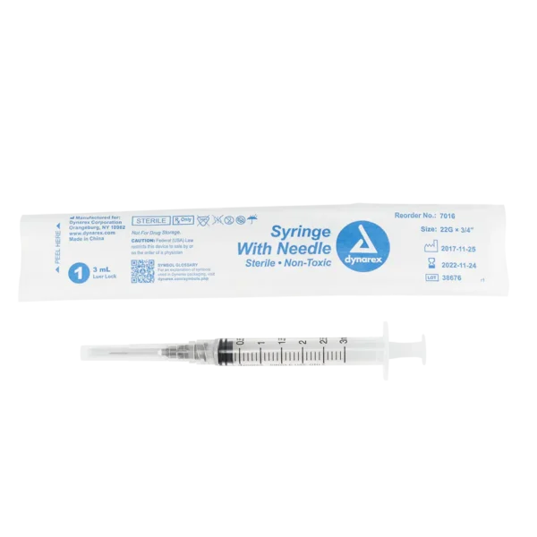 Syringes - Non-Safety with Needle, Luer Lock/Slip