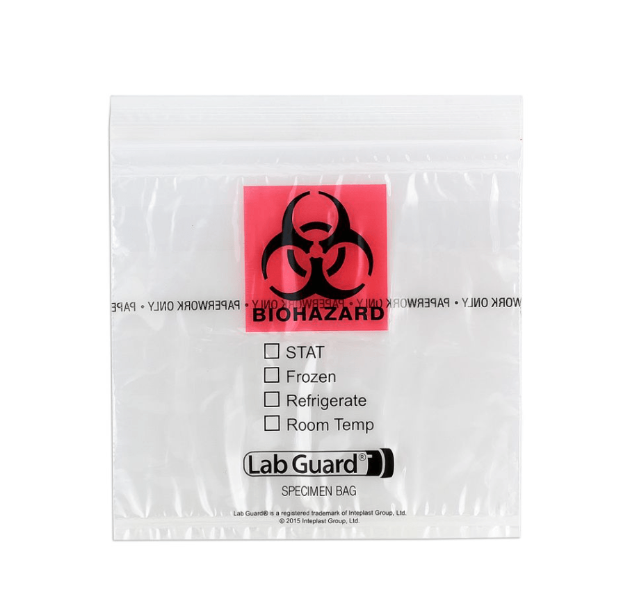 6 x 6 Specimen Bag
